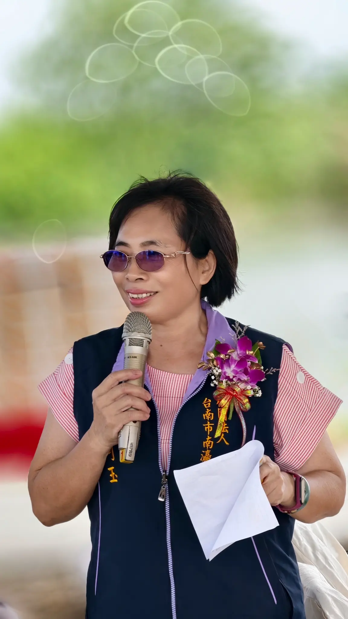 南瀛養殖協會理事長蔡阿玉