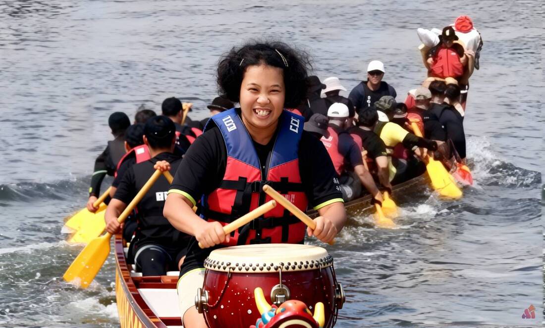 折翼天使破浪圓夢！龍崎教養院攜手陸軍常士班 臺南運河划出生命尊嚴 首圖