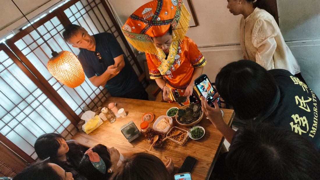 活動現場，新舊風味交織出的濃郁香氣吸引眾多嘉義在地民眾前來。